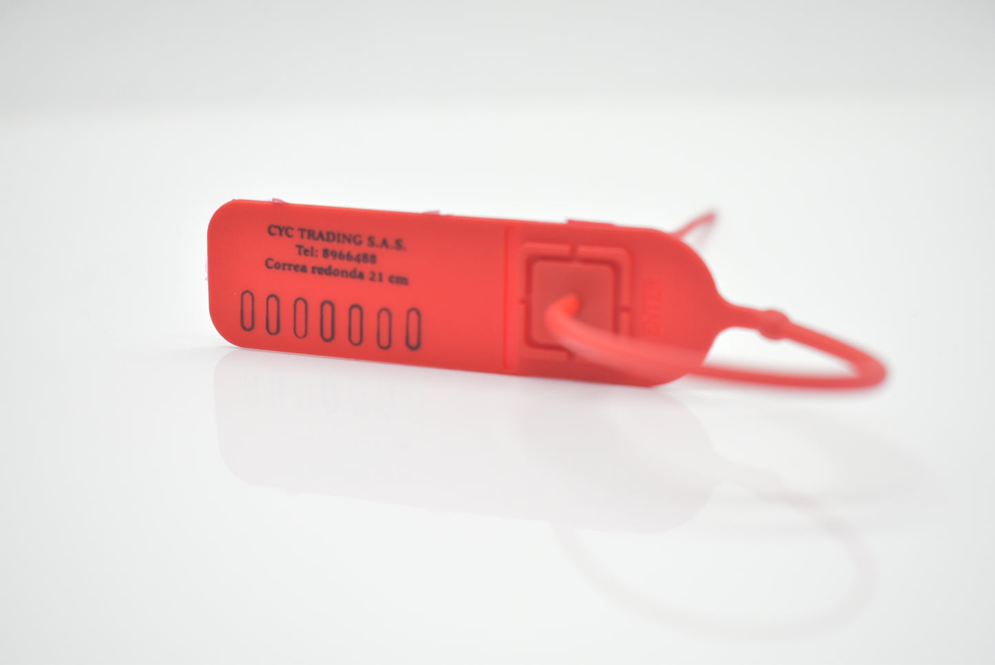 Plastic security seal round strap 20 cm